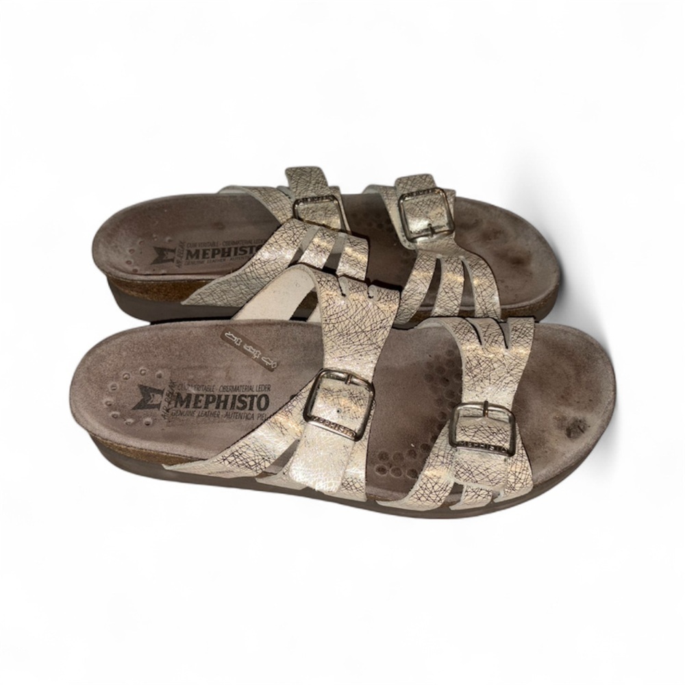 Mephisto Helisa Good Strap Cork Bottom Sandal - Picture 2 of 5